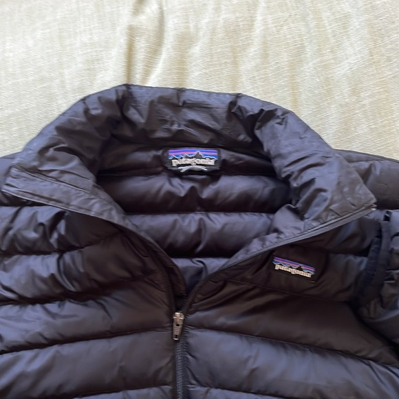 Kids black Patagonia down sweater jacket size XL unisex - Picture 10 of 10